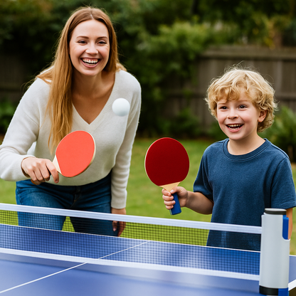 Adjustable Table Tennis Net for Any Table Shape, Quick Setup, in Four Colors