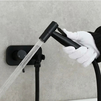 Brass Bidet Sprayer with Hot and Cold Water Control and Dual Spray Modes