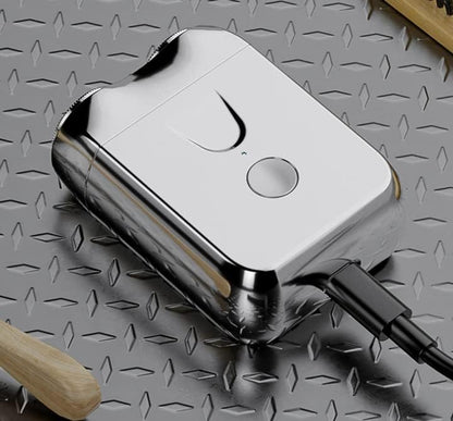 Dual Rotary Head Shaver with Wet and Dry Use and Aluminum Body