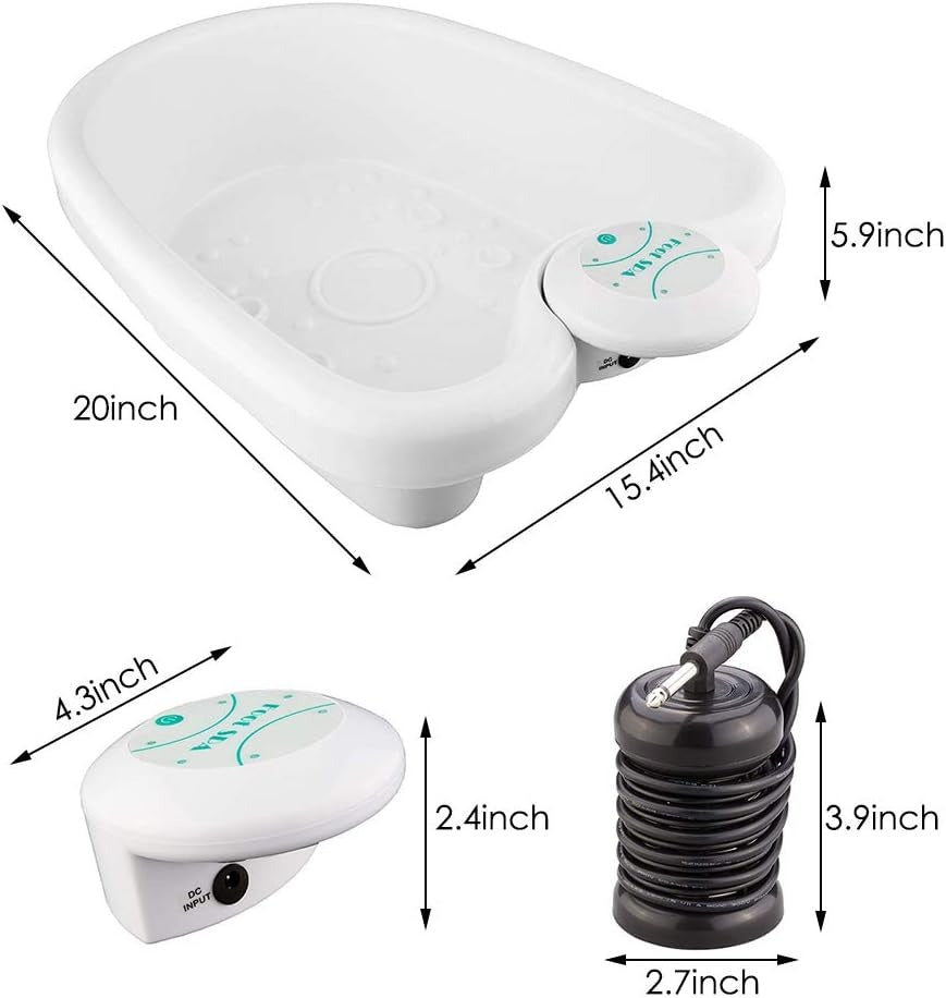 Ionic Detox Foot Spa with Digital LED Timer and Ionization Array