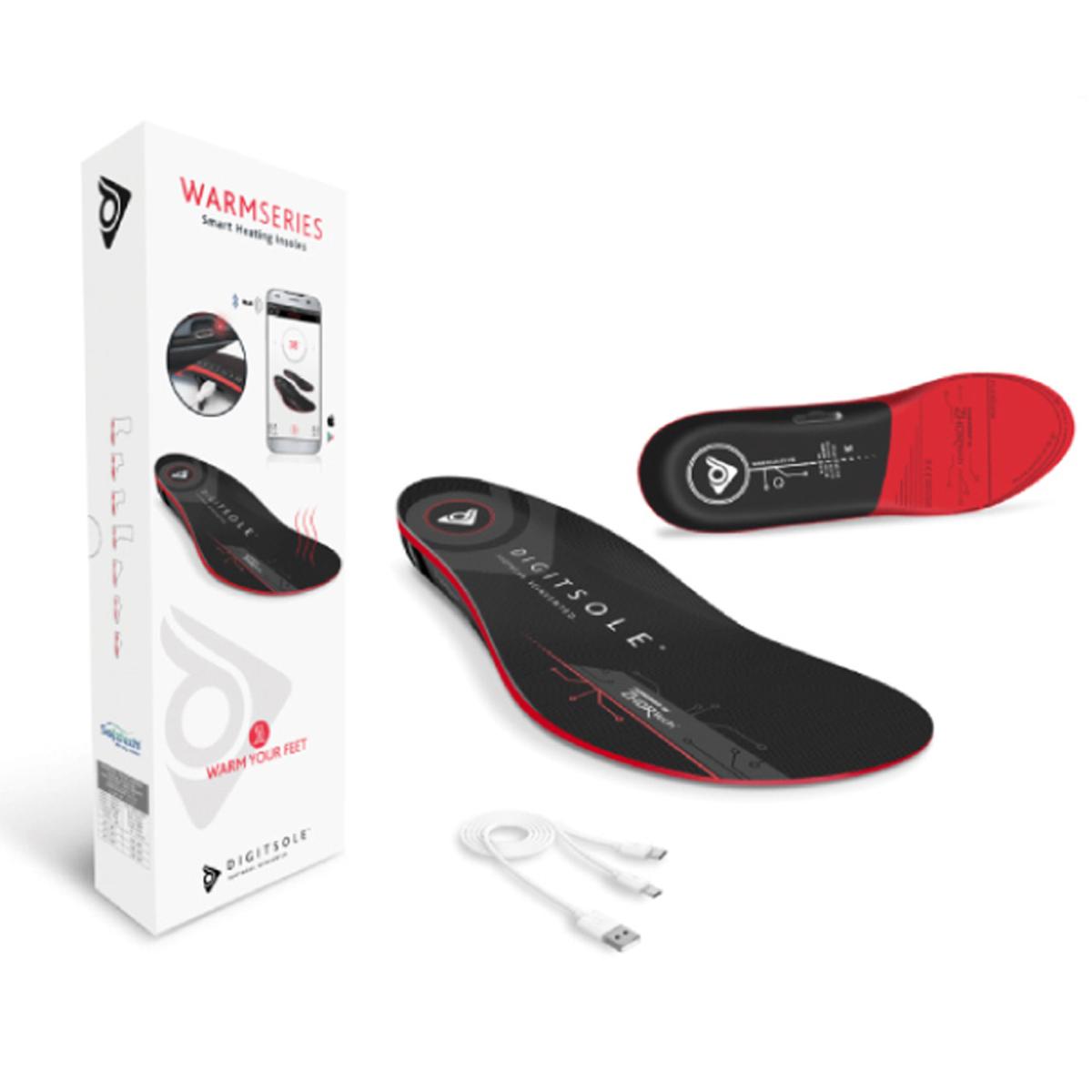 Smart Heated Insoles with Wireless App Control and Activity Tracking for Cold Weather