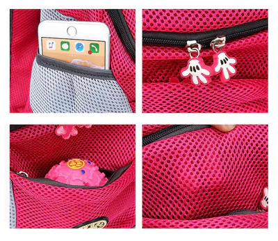 Dog Carrier Backpack with Padded Bottom and Mesh Ventilation for Bike Rides