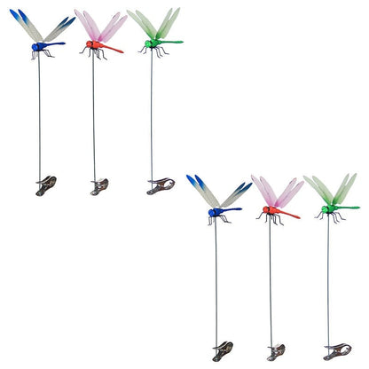 Dragonfly Clip with Waterproof Wings and Iron Reinforced Attachment for Mosquito Deterrent