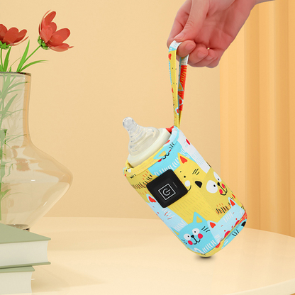 Baby Bottle Warmer with USB Power and Adjustable Heat Settings