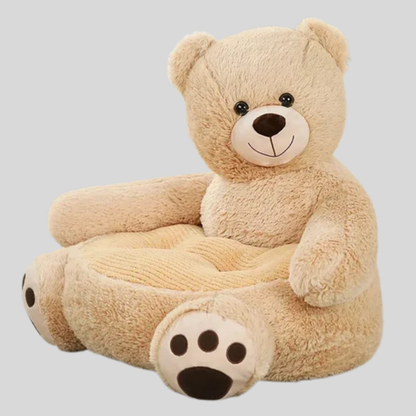 Plush Pet Bed with Raised Sides and Removable Cover, Animal Shape Design