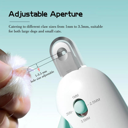 Pet Nail Clippers with Stainless Steel Blades and Safety Guard, Built in File