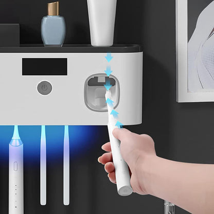 Smart Toothbrush Holder for Bathroom with UV Sterilizer