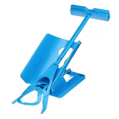 Sock Helper with Extended Handle and Built-In Shoe Horn