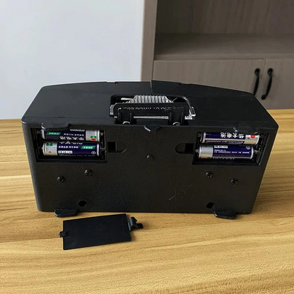 Automatic Playing Card Shuffler in 2 Deck 4 Deck and 6 Deck Sizes with Two Power Options