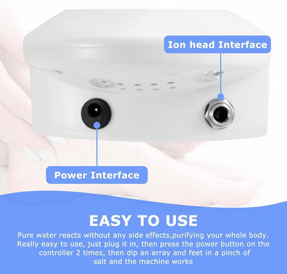 Ionic Detox Foot Spa with Digital LED Timer and Ionization Array
