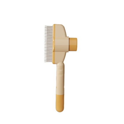 Stainless Steel Flea Comb for Dogs and Cats with Extra Fine Teeth and a One Press Hair Release