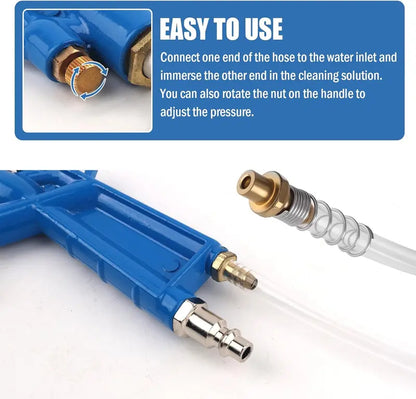 Pneumatic Air Blow Gun - Heavy-Duty Industrial Metal Mechanic Tool, Cleaning Degreaser Sprayer for Narrow Spaces, Tools for Mechanics (Engine Compartment, Mechanical Interior Use), Mechanic Tools Home allveramart