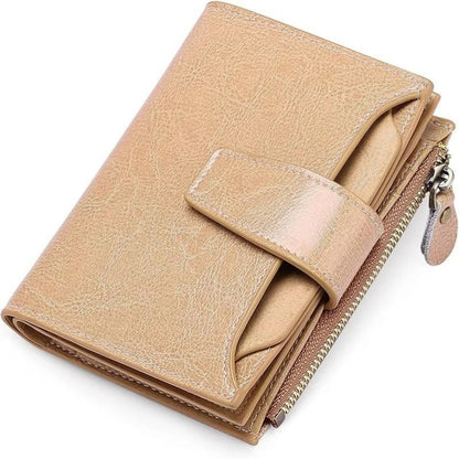 Multi-Pocket Wallet with RFID Blocking and Detachable ID Windows