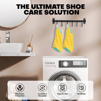 Washing Machine Sneaker Bag with Microfiber Chenille Interior and Hidden Zipper