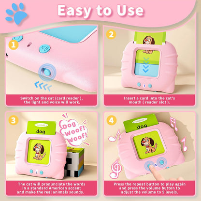 Interactive Vocabulary Speaker with 224 Learning Words and Sound Effects
