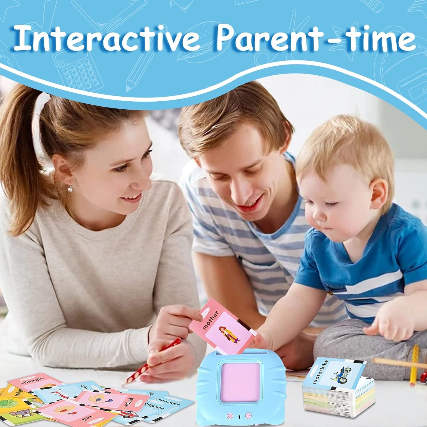 Interactive Vocabulary Speaker with 224 Learning Words and Sound Effects