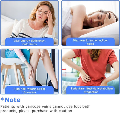 Ionic Detox Foot Spa with Digital LED Timer and Ionization Array