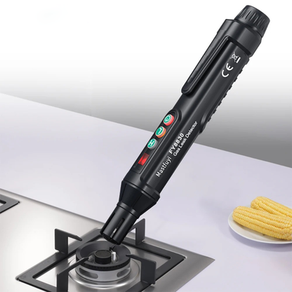 Handheld Gas Leak Detector with a Semiconductor Sensor, Sound and Light Alarm and Adjustable Sensitivity