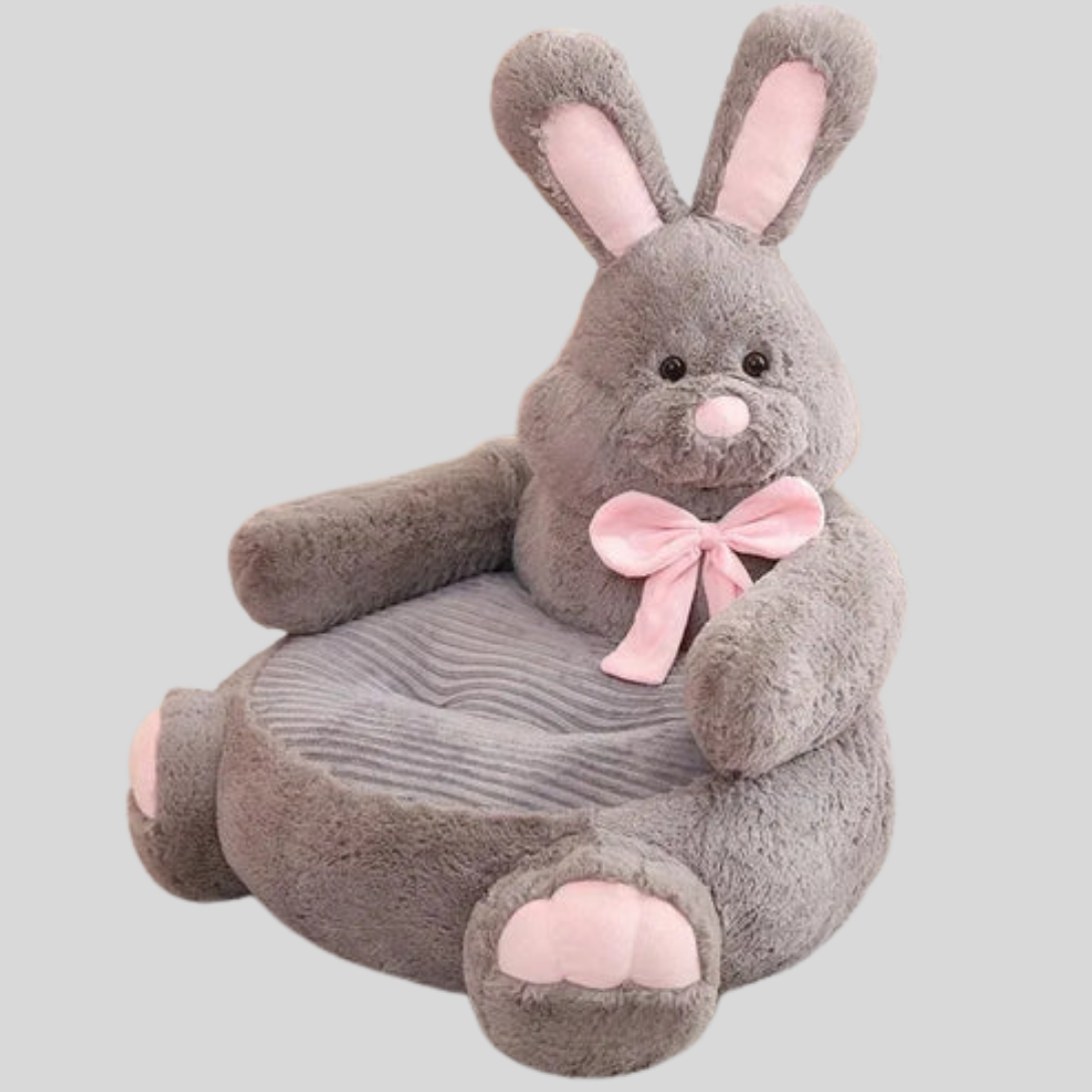 Plush Pet Bed with Raised Sides and Removable Cover, Animal Shape Design