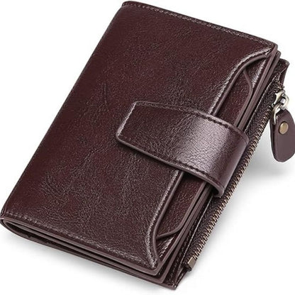 Multi-Pocket Wallet with RFID Blocking and Detachable ID Windows