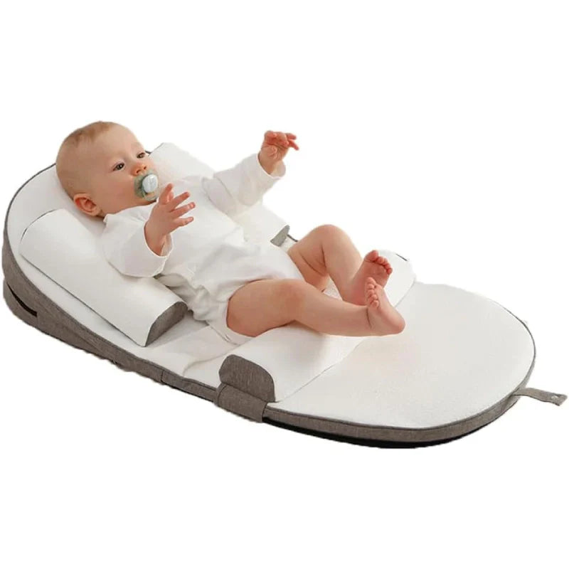 Infant Wedge Pillow with Memory Foam Core and Removable Cover for Crib Sleep