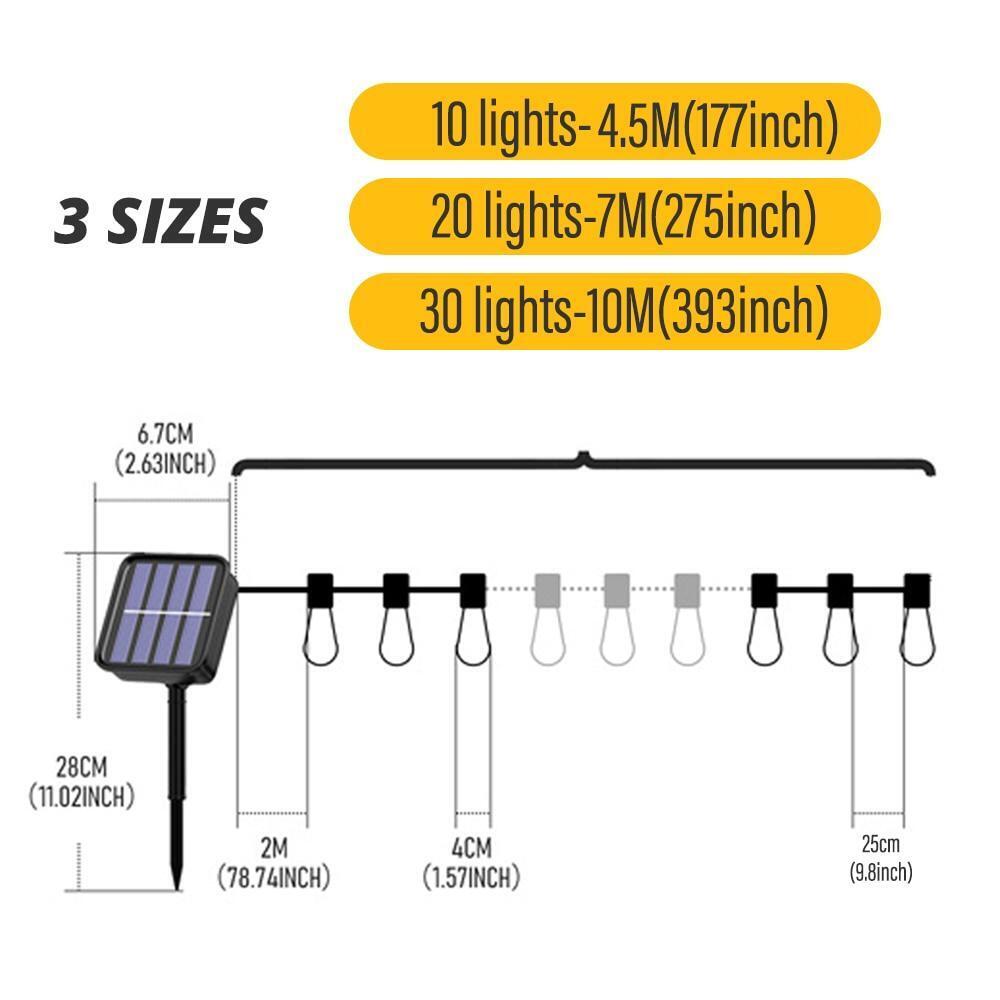 Solar Powered String Lights