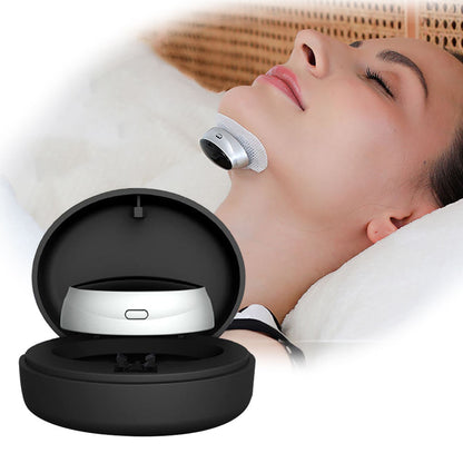 Anti-Snoring Device with Chin Pads and 10-Hour Battery, 3 Intensity Levels