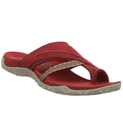 Orthopedic Women's Sandals with Memory Foam Insole and Arch Support, Non-Slip Outsole