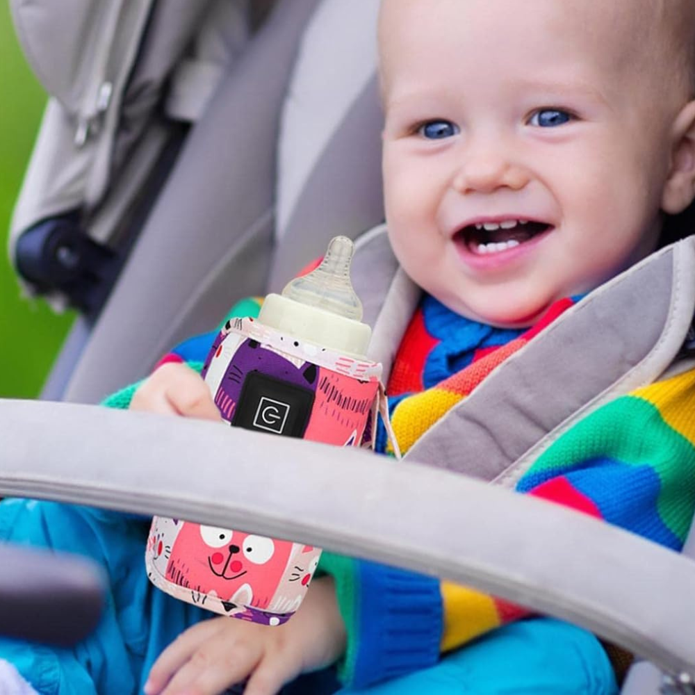 Baby Bottle Warmer with USB Power and Adjustable Heat Settings