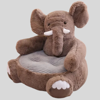 Plush Pet Bed with Raised Sides and Removable Cover, Animal Shape Design