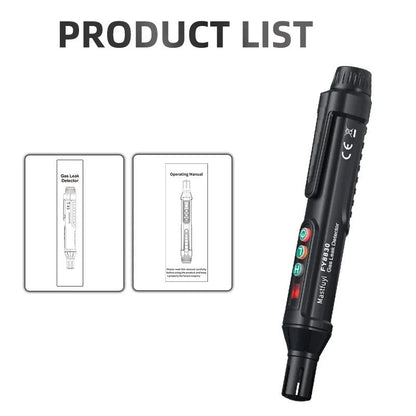 Handheld Gas Leak Detector with a Semiconductor Sensor, Sound and Light Alarm and Adjustable Sensitivity