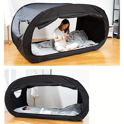 Foldable Tent Bed with Full Zipper Closure and Mesh Ventilation, Water Repellent
