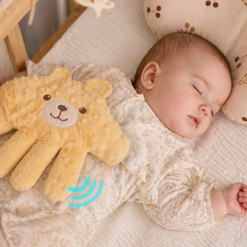 Soft Animal Shaped Toy with Gentle Patting Movement in Three Designs for Nursery Shelves