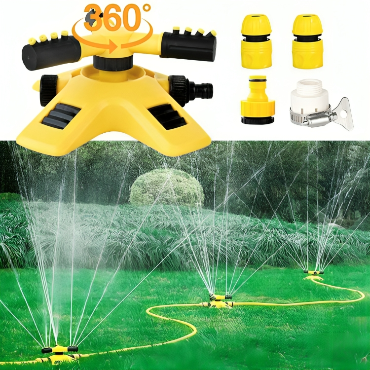 AquaFlow | Garden Sprinkler with 360° Rotation & Adjustable Nozzles | Efficient Watering Solution for Healthy Plants 1
