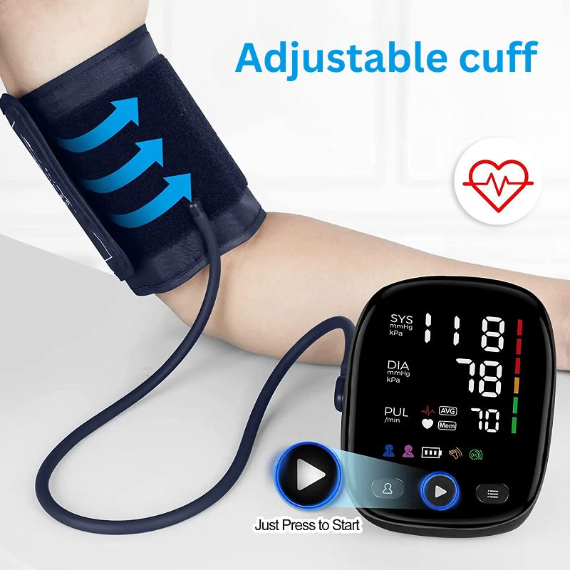 Blood Pressure Monitor with LED Display