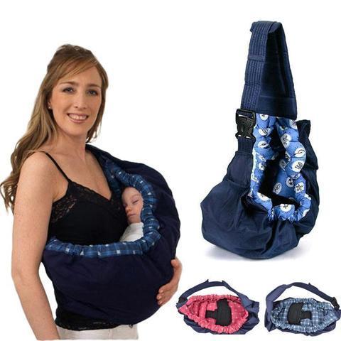 Newborn Sling Carrier with Padded Shoulder Strap and Ring Adjustment, Machine Washable