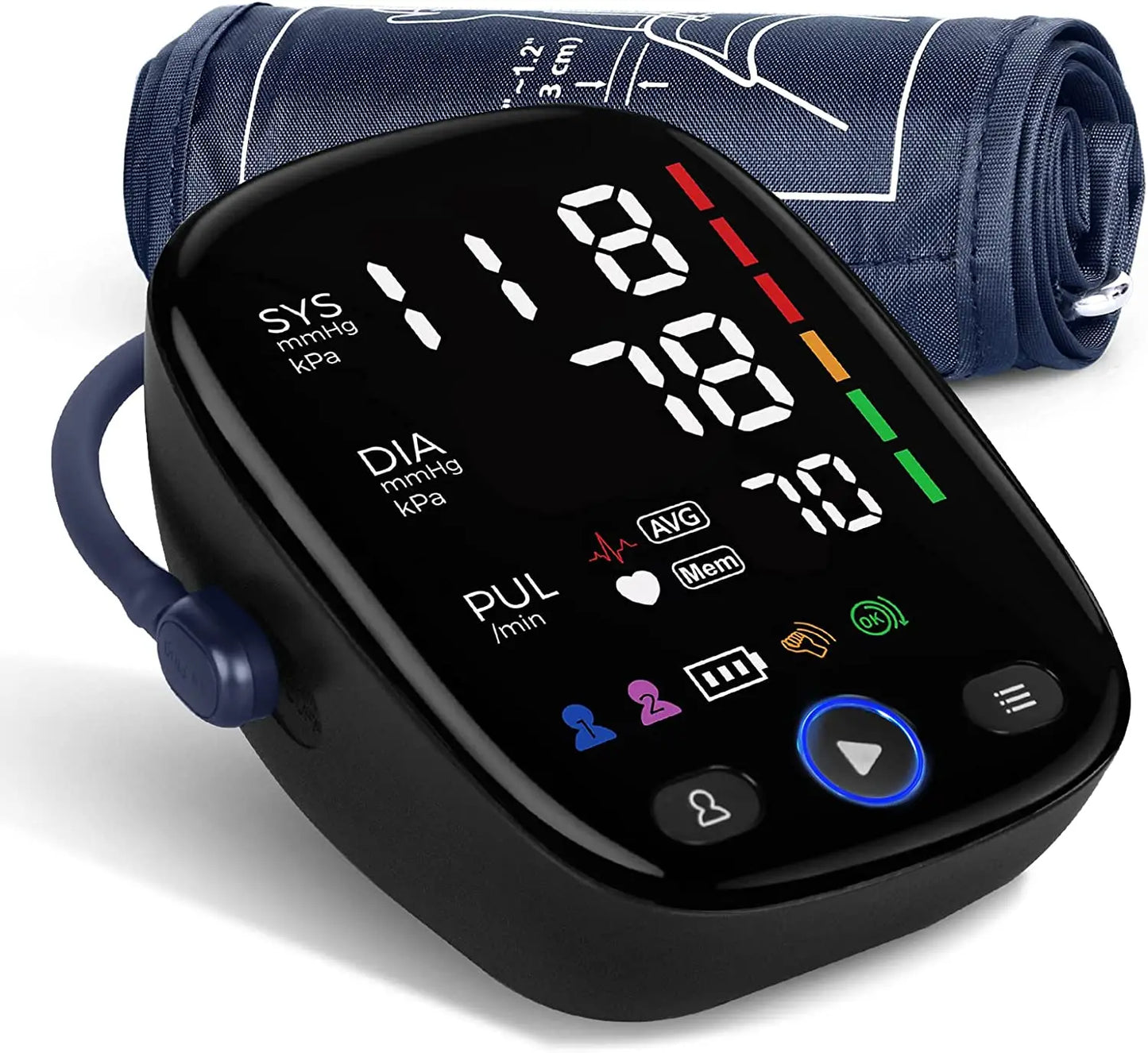 Blood Pressure Monitor with LED Display