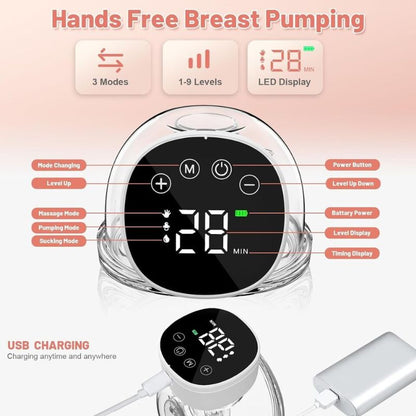 Wearable Electric Breast Pump