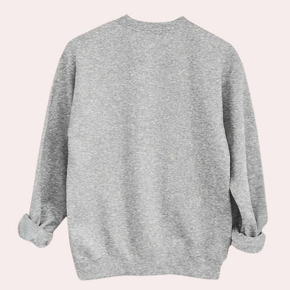 Women Halloween Sweatshirt with Ghost and Pumpkin Print, Polyester Cotton Blend
