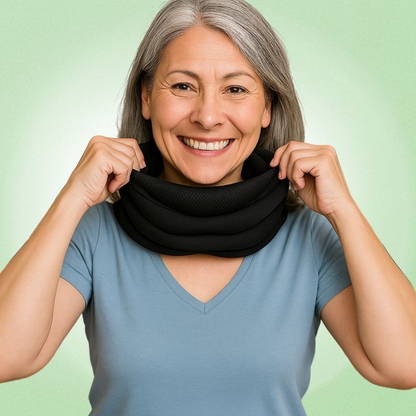 Foam Neck Collar with Hook and Loop Fastener for Posture Support