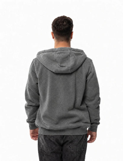 Heated Zip Hoodie with Five Warming Zones and Dual Zone Controls for Cold Weather