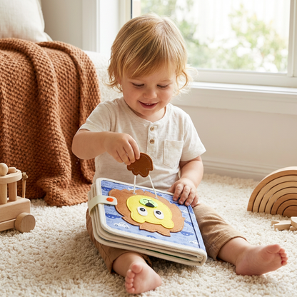 Touch and Feel Animal Storybook Range in Eight Themes with Interactive Pages for Reading at Home or Away