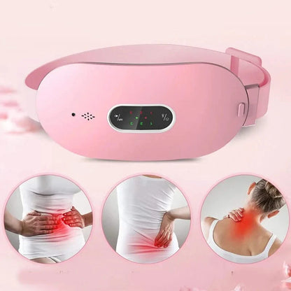 Cordless Heating Massager with Six Heat Levels and Six Massage Modes for Period Cramps