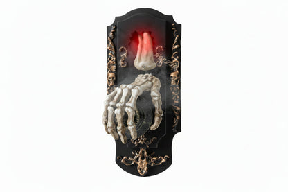 Halloween Doorbell Prop with Sound, Light, and Touch Effects for Ghost House Displays