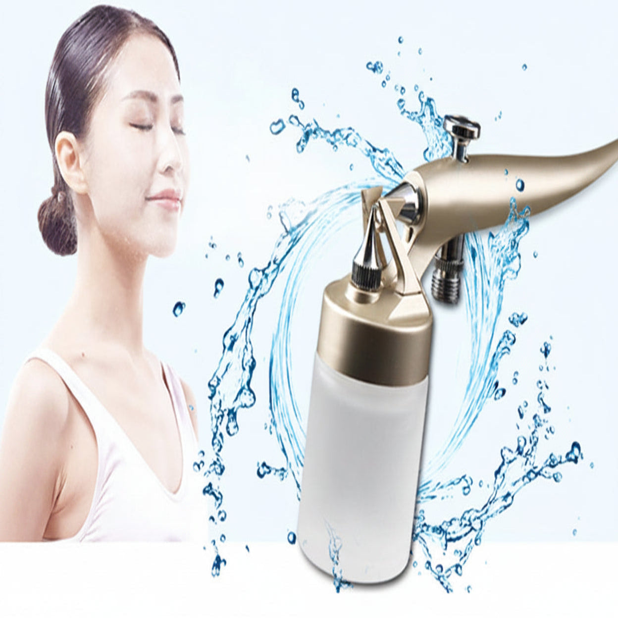 Oxygen Jet Facial Machine with Fine Mist Delivery and Infusion Technology, Portable