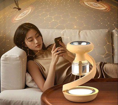 Mosquito Repellent Device with Rechargeable Battery and Smart Timer, Built in LED Light