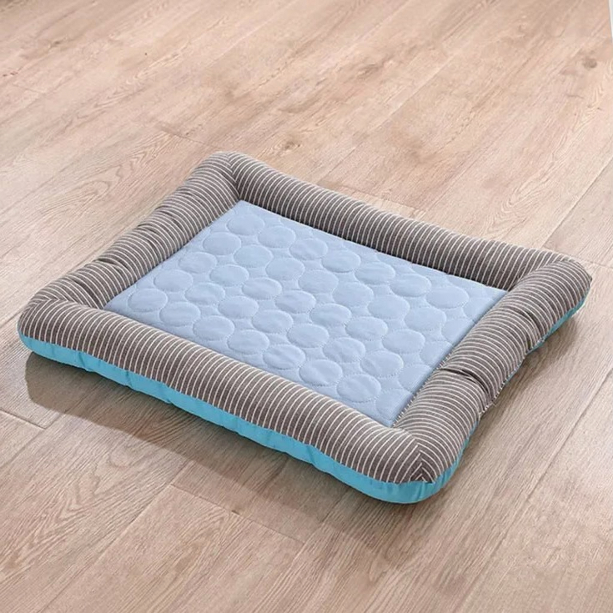 Pet Cooling Mat with Breathable Ice Silk Surface and Edge Stitching for Dogs and Cats