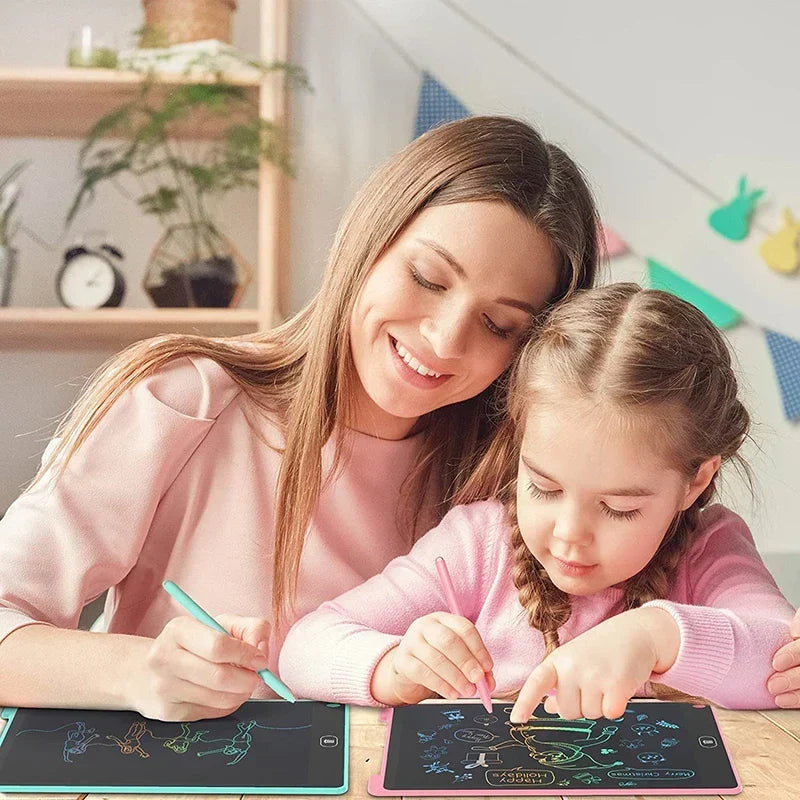 Pressure Sensitive LCD Drawing Tablet with Anti-Erase Lock for Kids