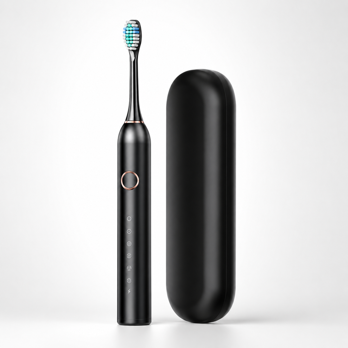 Sonic Electric Toothbrush with Built In Timer and Four Replacement Heads, IPX7 Rated