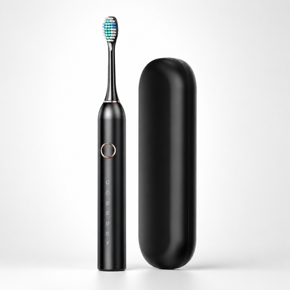 Sonic Electric Toothbrush with Built In Timer and Four Replacement Heads, IPX7 Rated